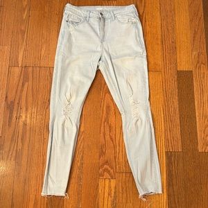 Women’s Old Navy Rockstar Super Skinny High Rise Jeans - Size 10 - Light Wash